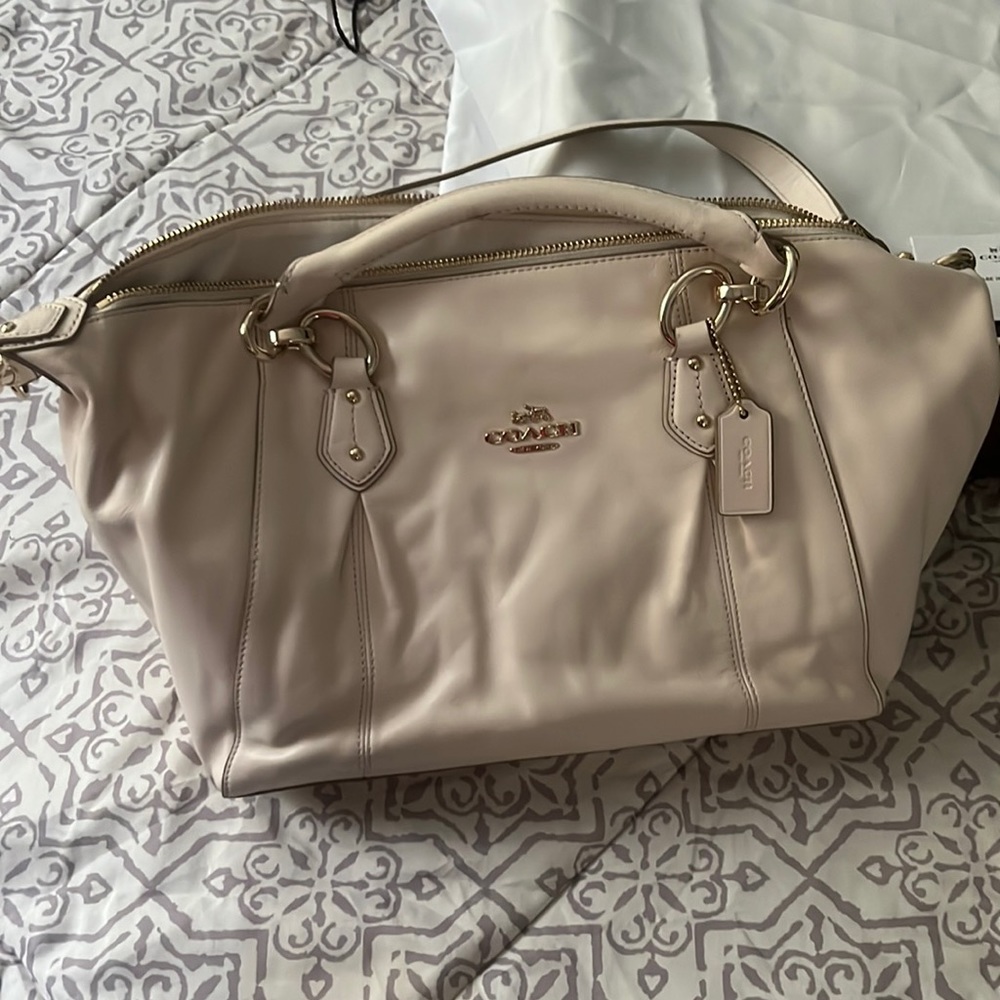 Pink Pearl Authentic Coach Satchel